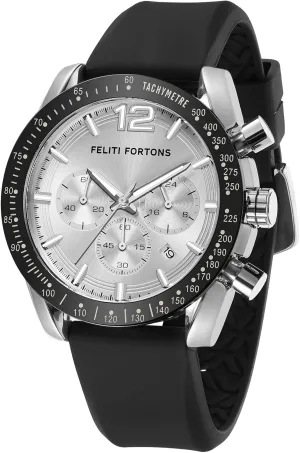 with Gift for Men Mens Watches Sport rinse match coat Tonneau 3ATM Waterproof Chronograph Luminous Quartz Watches of Men Silicone Strap 