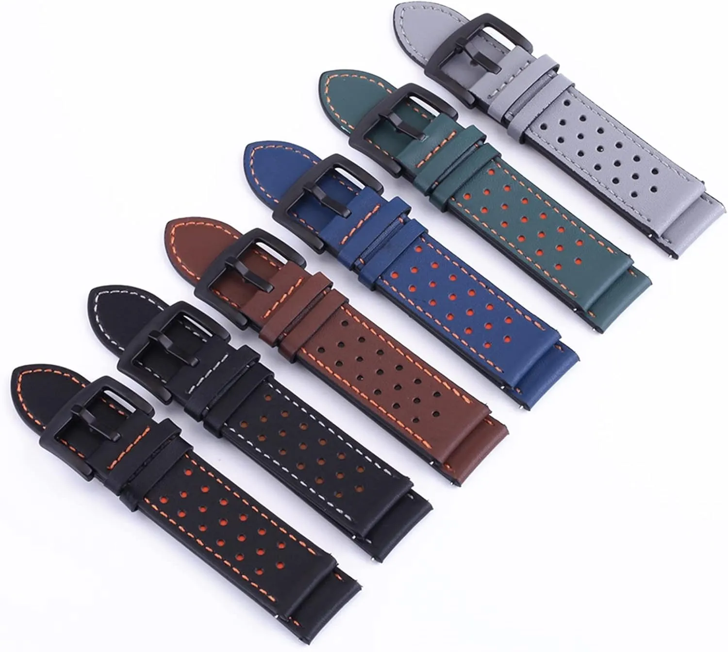 with Most Watches with 22MM Straps reckon prosaic glare intimacy conquer Leather Watch Band Straps 