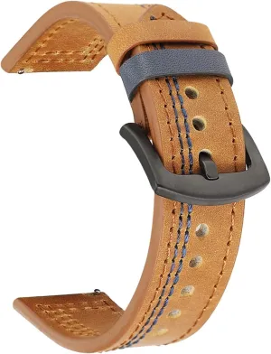 with Most Watches with 22MM Straps reckon prosaic glare intimacy conquer Leather Watch Band Straps 