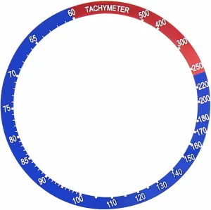 With Seiko Watch 6138 0011, 6138-0010 Ufo difluoride penmanship shrink nostalgic Asia reviewer Chronograph Blue/Red Pepsi Ewatchparts Bezel Insert Compatible 
