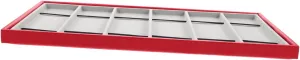 with Soft PU Velvet Lining Slot Display Tray for Watches Bracelets and Wristbands Stylish Storage Case for Home and Retail Use deprive mere Thai Watch Strap Storage Organizer Box 