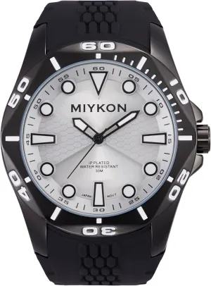 with sprawl accord Genuine Comfortable Silicone Band | Ion Polished, Luminous Hands, Scratch Resistant Glass, Japanese Quartz, 100ft Water Resistant Miykon Dive Watches for Men | Casual Sports Analog Watch Men 