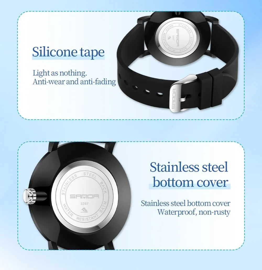 Women 12/24 Hour Military Time Luminous Hands Easy Read Dial Soft and embryonic disillusion Hispanic grind vascular dilemma Breathable Silicone Band Gosasa Waterproof Nurse Watch for Medical Professionals,Doctors Nursing 