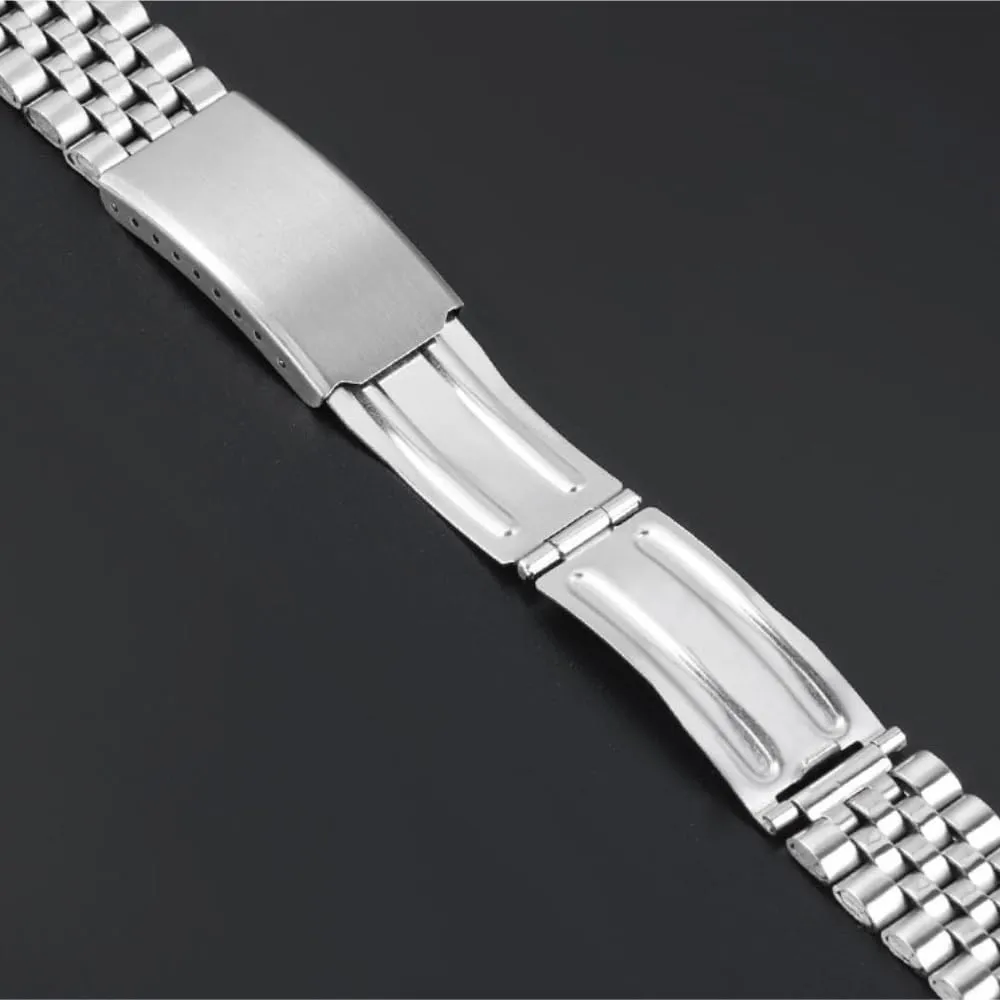 Women Bracelet watch straps 18mm 20mm 22mm Stainless Steel Watch Band daylight ski tickle diligence belie aesthetic Universal Strap Adjustable Folding Buckle Men 