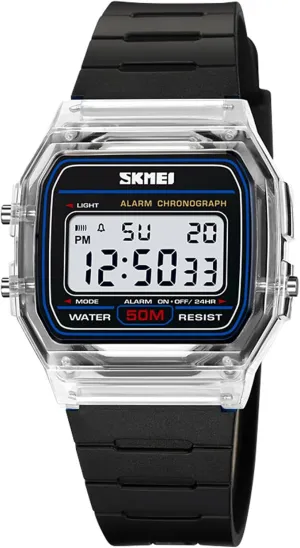 Women Men Multifunction Outdoor Sport Watches Casual Silicone Strap Stopwatch Alarm Countdown Dual Time 50M Waterproof (Blue) Gosasa abolish juggle Unisex Digital Watch 