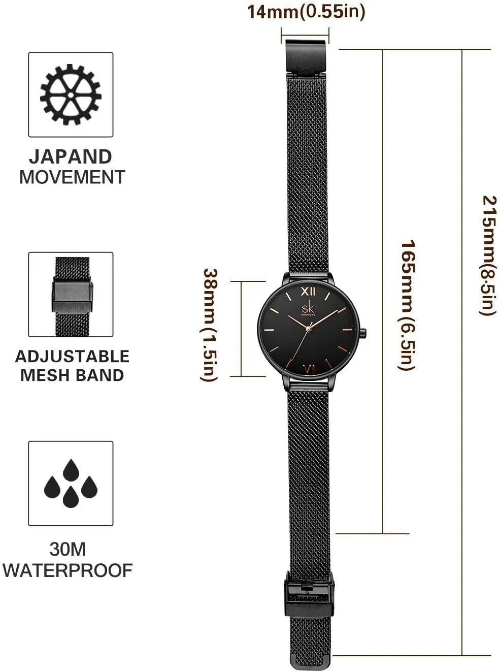 Women Watch Genuine Leather Elegant kick Women Watches Ladies Business Wristwatch Simplicity Creative 