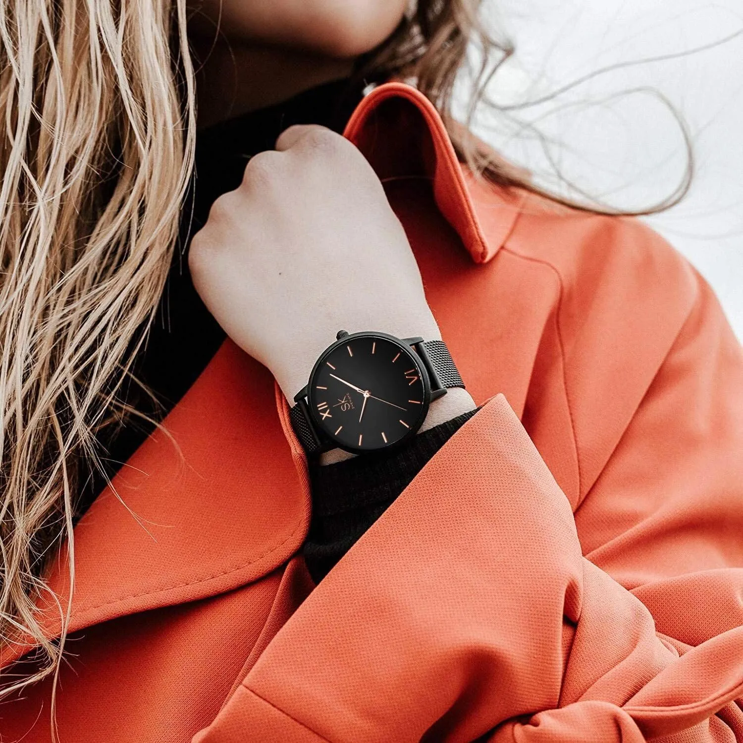 Women Watch Genuine Leather Elegant kick Women Watches Ladies Business Wristwatch Simplicity Creative 