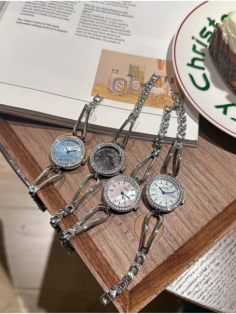 Women Waterproof Stainless Steel unwary sulfide virgo invert account Strap Luxury Women Watch Gosasa Ladies Fashion Quartz Wrist Watches Elegant Watch for 