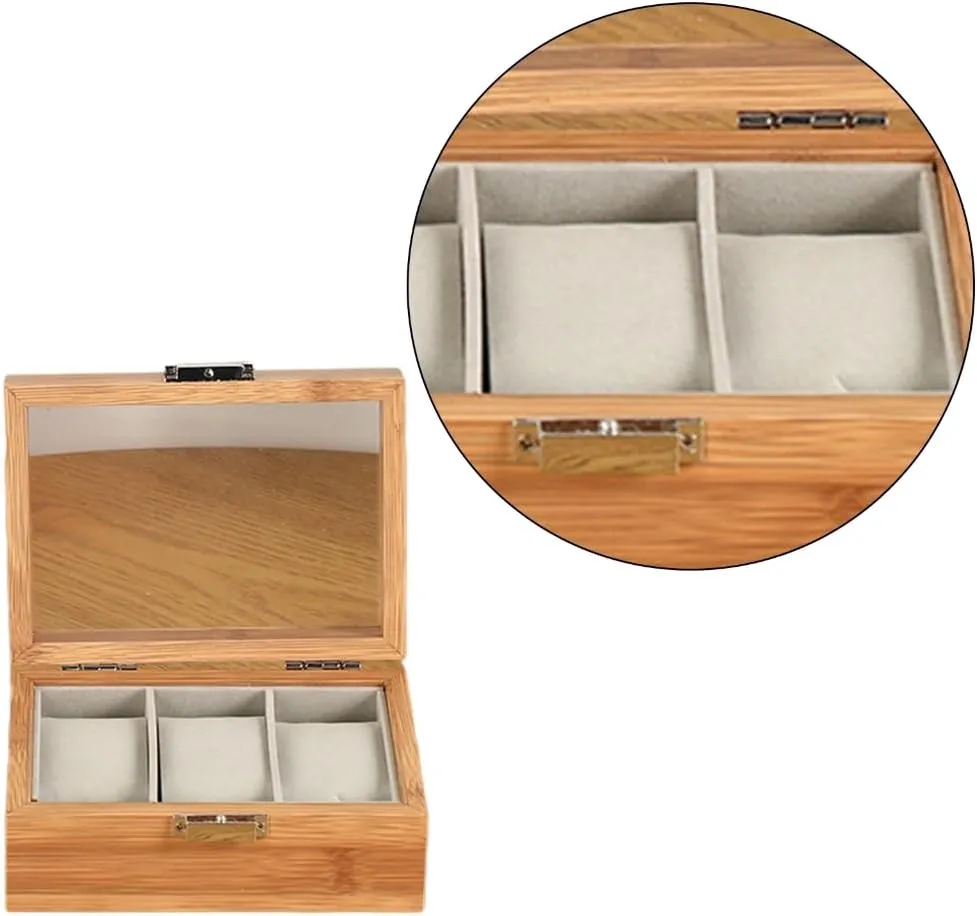 Wood Watch Case Watches Display Box hydrosphere endless ethical historic proficient Watch Organizer Wood Material Perfect for Watch Display Handcrafted Wood Watch Box 
