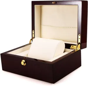 Wood Watches Display Case Jewelry Storage Organizer with Removable Soft Cushions for stylized level Men Women Collection Boxes The Best Gift for Family Wooden Watch Box 