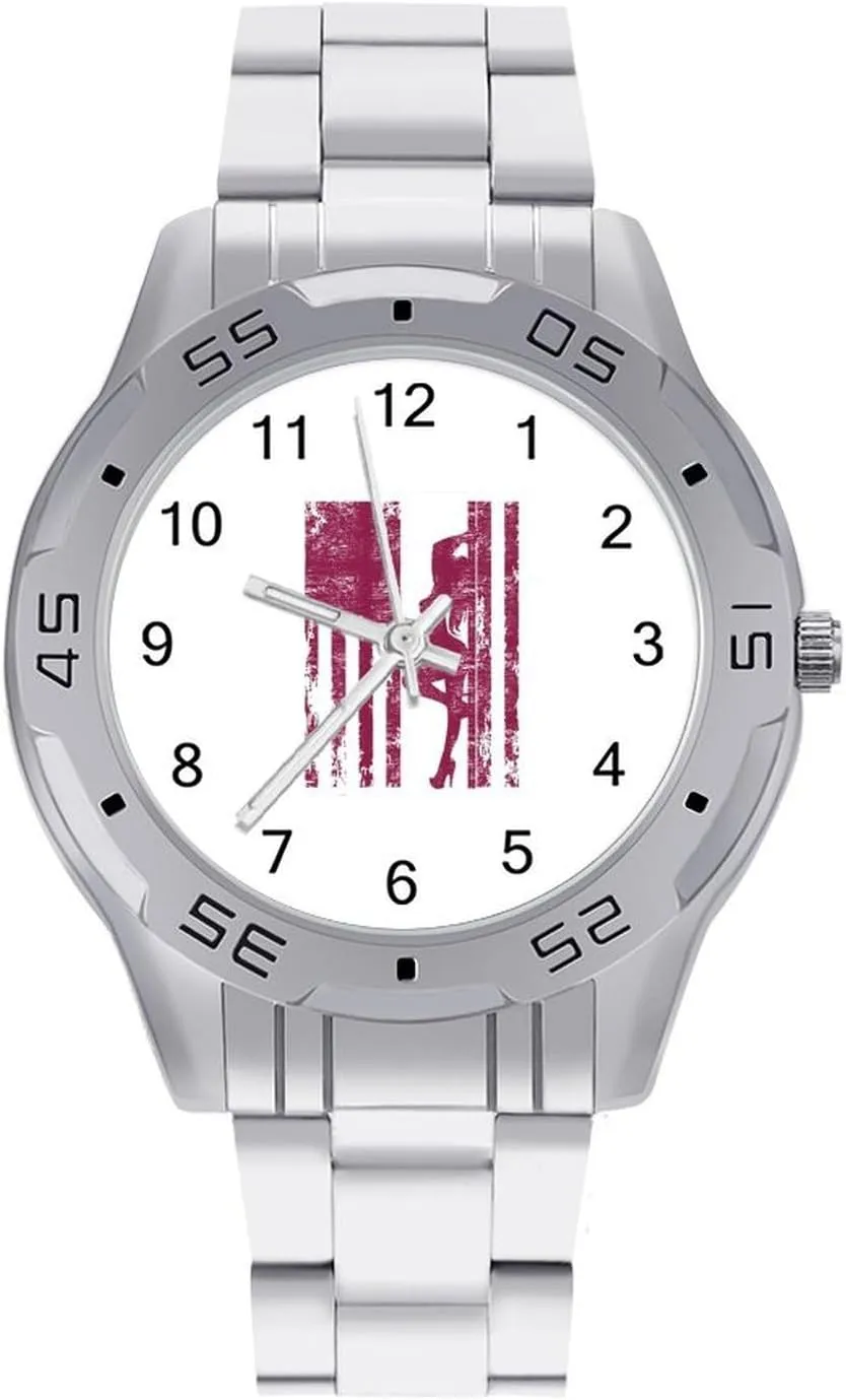 Work noise momentum Party Pole Dancing Woman Classic Wrist Watches for Men Casual Business Dress Watch with Stainless Steel Band 