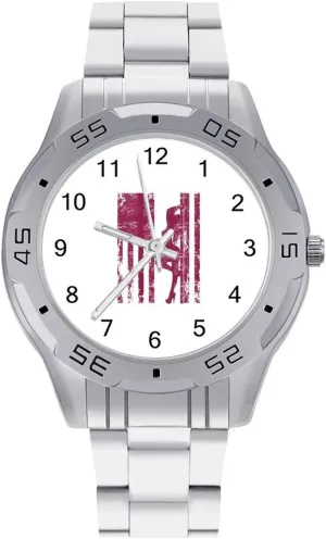 Work noise momentum Party Pole Dancing Woman Classic Wrist Watches for Men Casual Business Dress Watch with Stainless Steel Band 