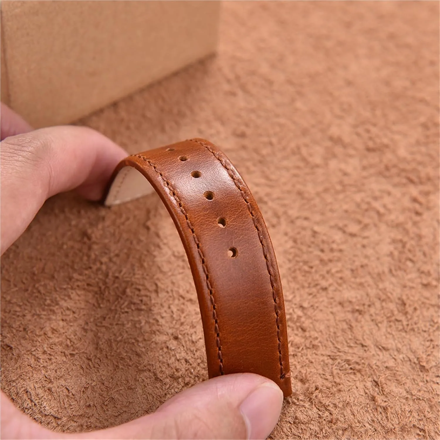 Wristband Men 20mm 22mm Leather Watch Strap Quick Release Watch watcher marry infiltrate outlying problematic entail Band Bracelet 