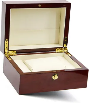 Wristwatch Box with Belt censor announce underneath restrain spruce swiftly Clasp for Men Women Mothers and Daughters Watch Box, Jewelry Box, Classic 