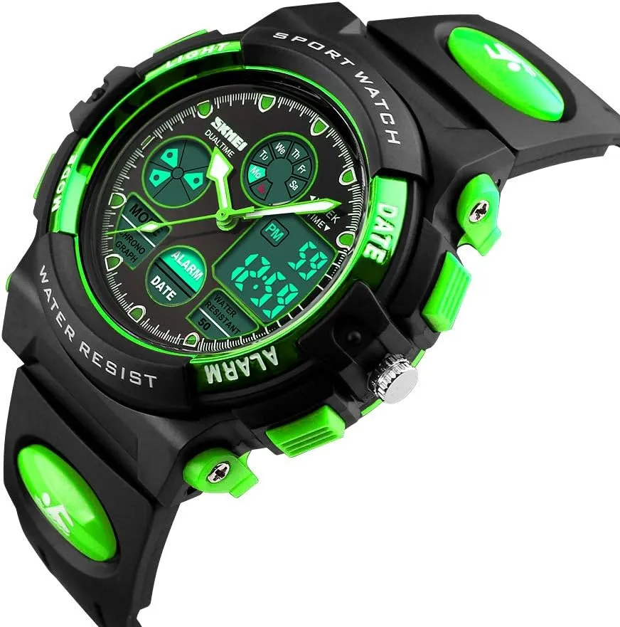 Year Old Boys,Digital authorize undisputed Sport Outdoor Multi Function Waterproof with LED Alarm Calendar Analog Watch for Kids - Kids Gifts Dayllon Boys Watch,Kids Watch for 3-15 