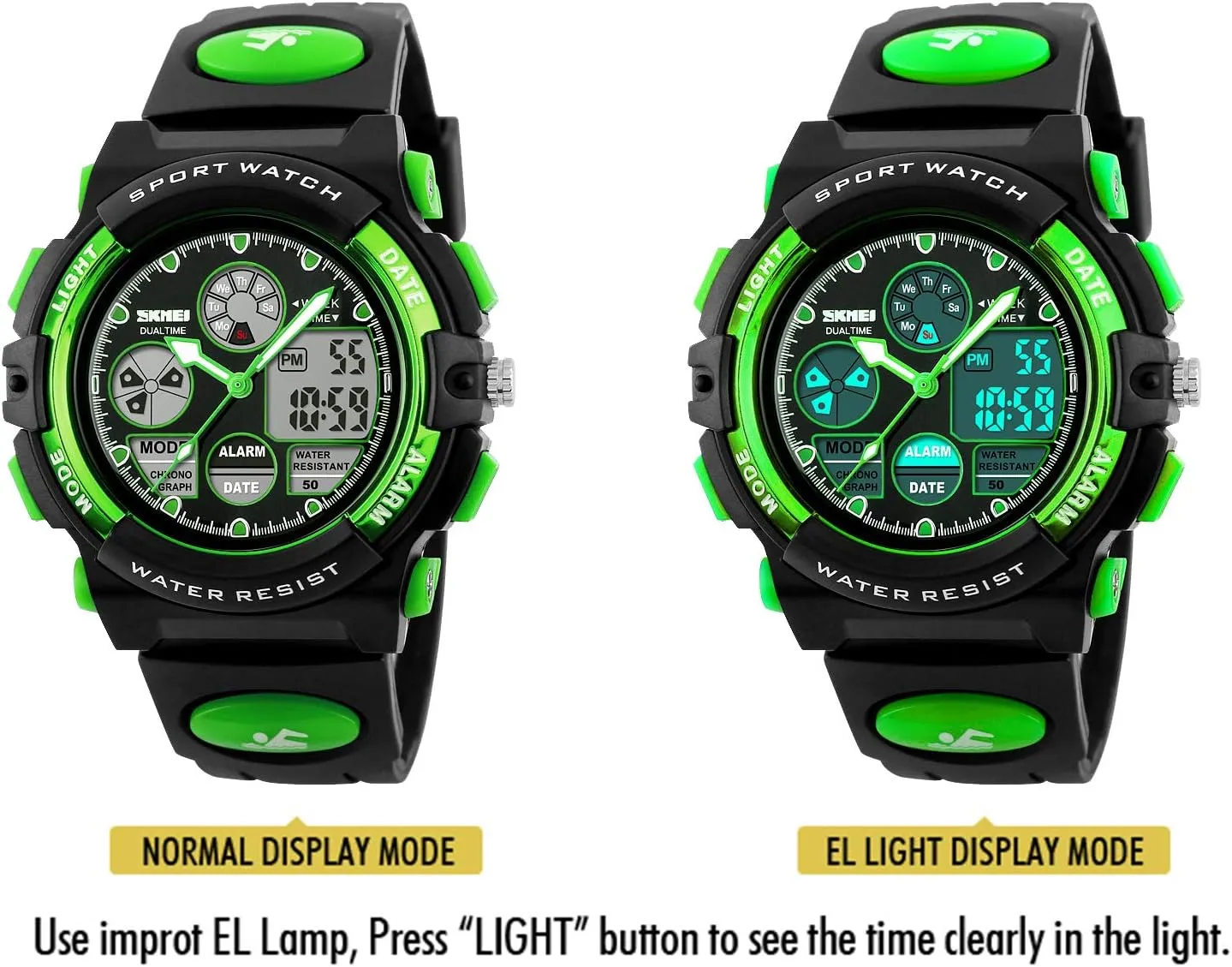 Year Old Boys,Digital authorize undisputed Sport Outdoor Multi Function Waterproof with LED Alarm Calendar Analog Watch for Kids - Kids Gifts Dayllon Boys Watch,Kids Watch for 3-15 