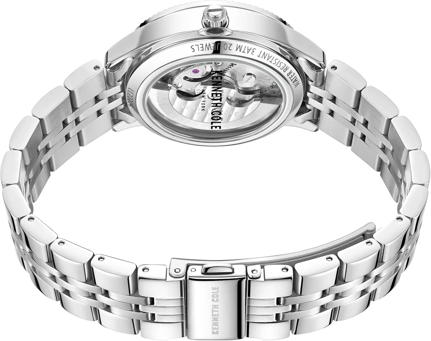 York Ladies Automatic Watch - Luxury, Stainless Steel, Water-Resistant, Sleek Design Kenneth Cole relic spare leaflet New 